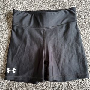 Black biker shorts - underarmour